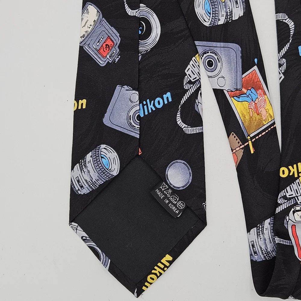 Rare Nikon camera photography enthusiast Tie